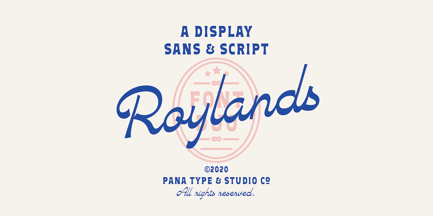 폰트 Roylands Font Duo